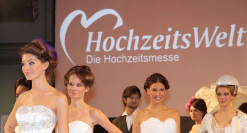 Models auf der Bühne